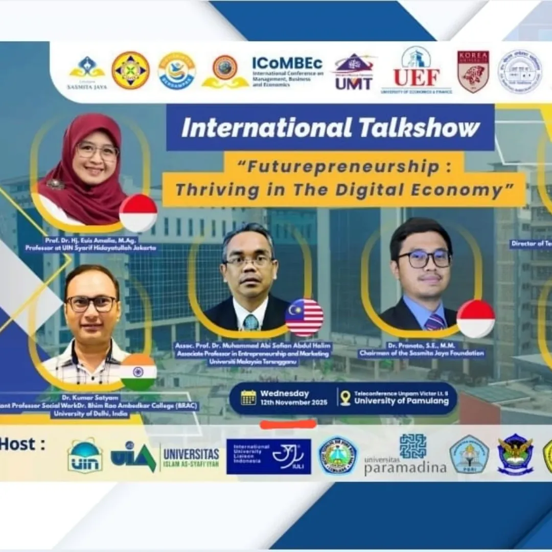 Prof. Euis Amalia Tampil di Forum Internasional “Futurepreneurship: Thriving in The Digital Economy” Prof. Euis Amalia Bicara di Forum Internasional Futurepreneurship ICoMBEc 2025