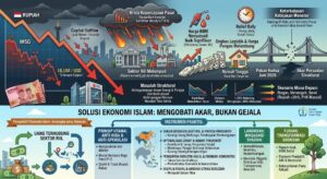 Home Analisis krisis nilai tukar Rupiah dan IHSG Juni 2026. Temukan akar masalah struktural dan resolusi jangka panjang berbasis paradigma Ekonomi Islam.
