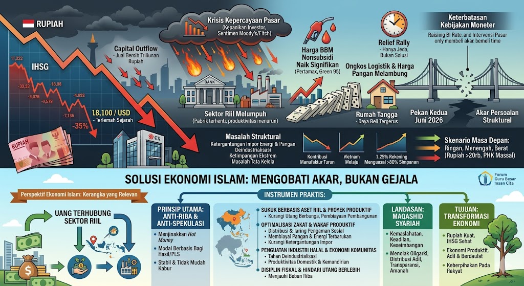 Ilustrasi Krisis Ekonomi Finansial