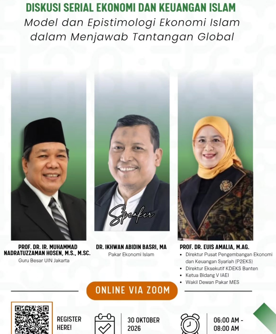 Flyer Diskusi Serial Ekonomi dan Keuangan Islam Ke-13