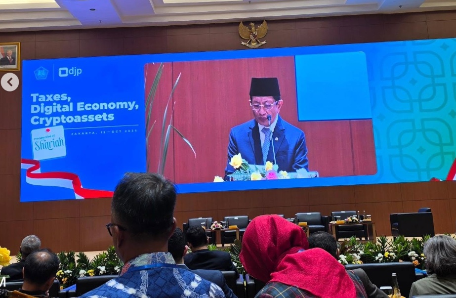 Foto bersama jajaran pimpinan Kemenag dan Ditjen Pajak Kemenkeu